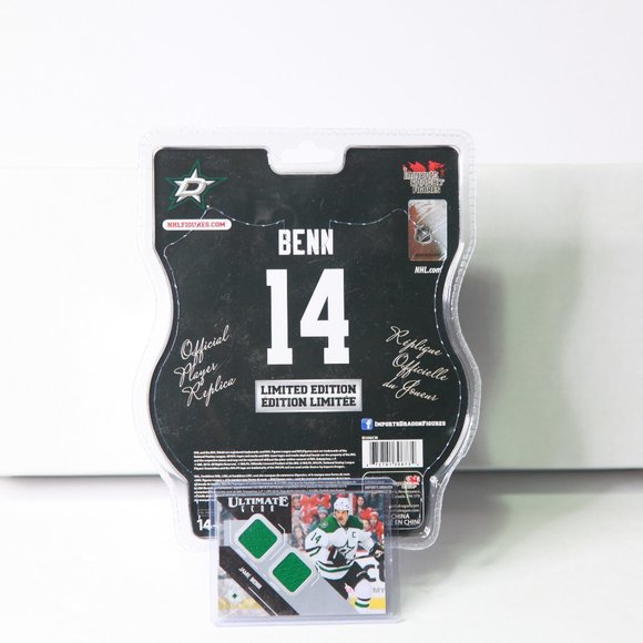 Jamie Benn 6" Hockey Figurine - Imports Dragon - Dallas Stars Plus Jersey Card. - Picture 2 of 4